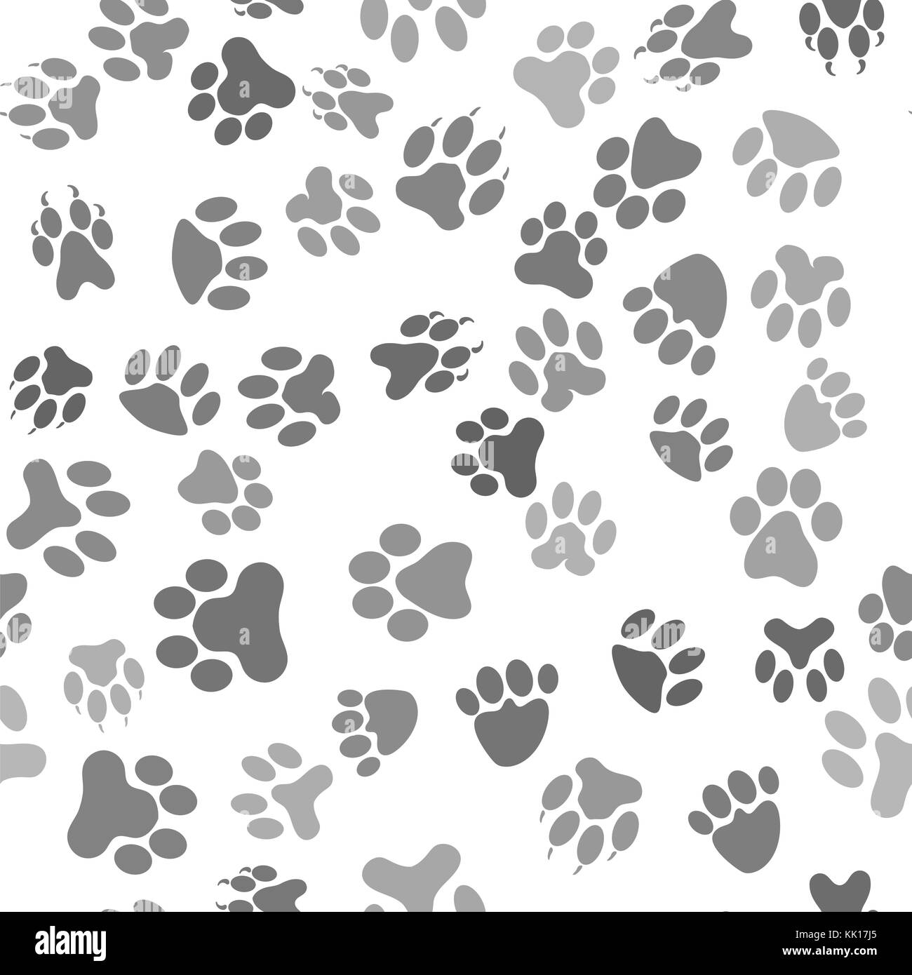 Animal Chat transparente Motif patte Banque D'Images