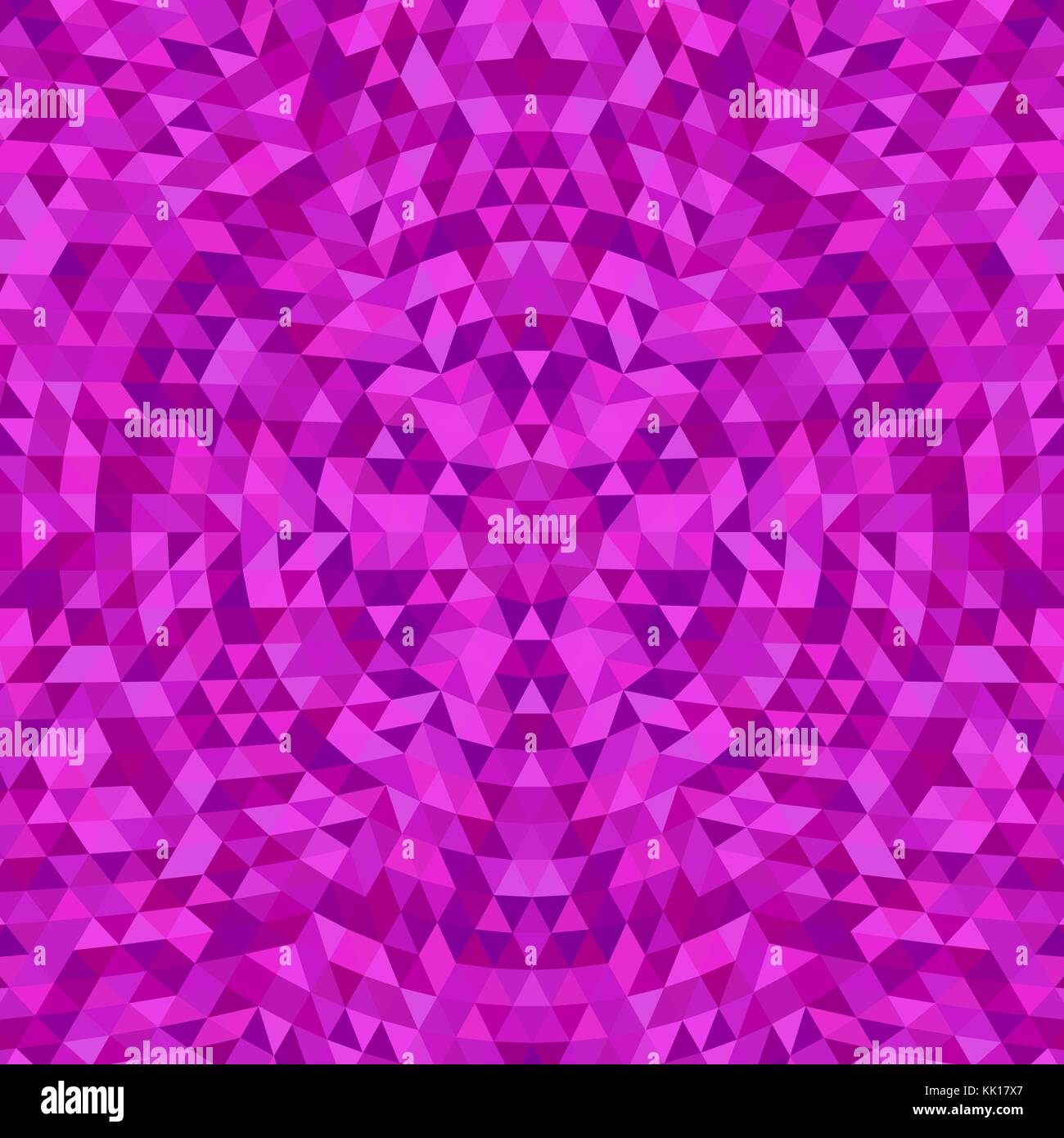 Triangle géométrique circulaire mandala kaleidoscope - fond vecteur conception graphique motif symétrique à partir de triangles Illustration de Vecteur