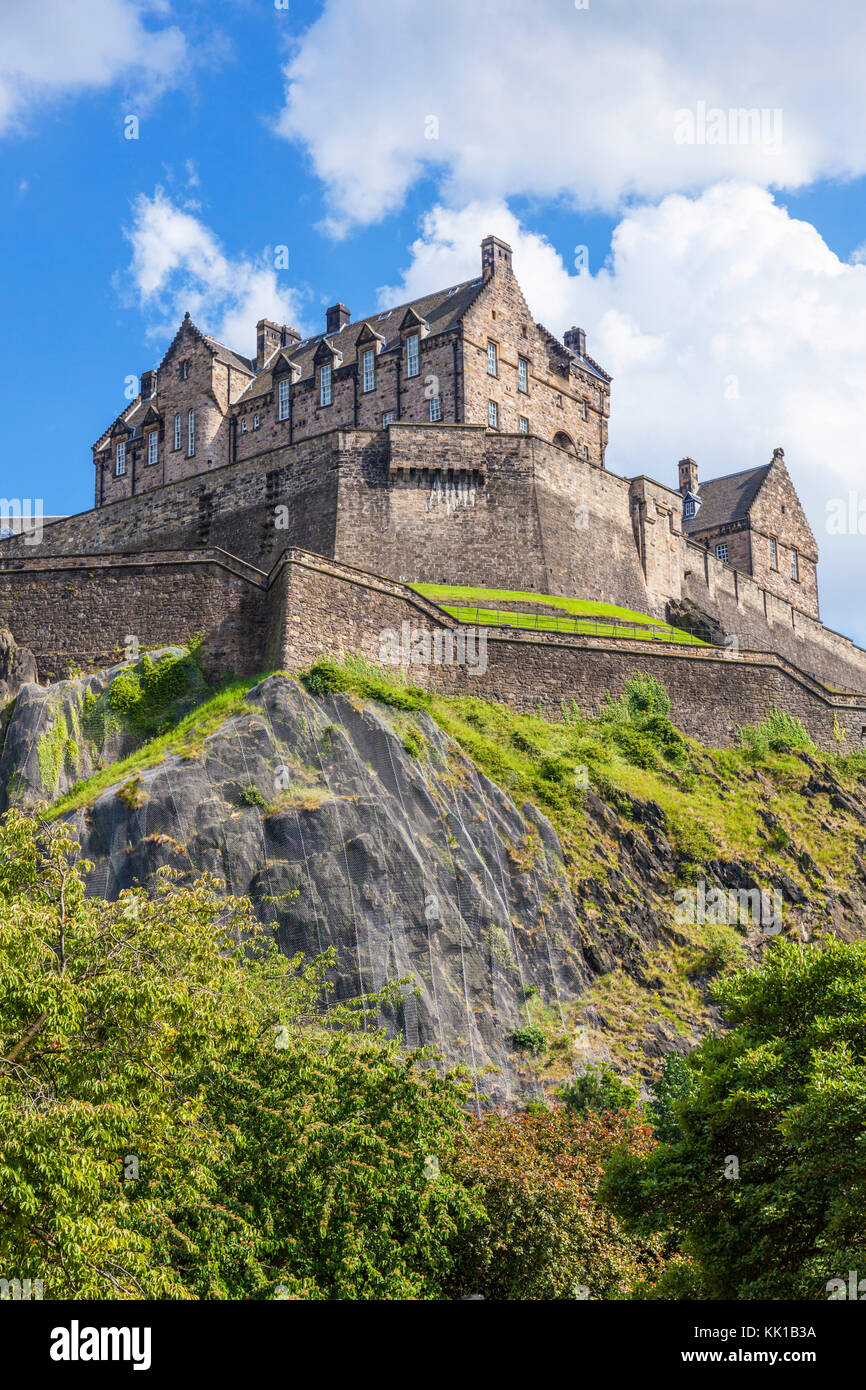 Le Château d'Édimbourg en Écosse édimbourg château château écossais Édimbourg Édimbourg Vieille Ville Midlothian Scotland UK GB EU Europe Banque D'Images
