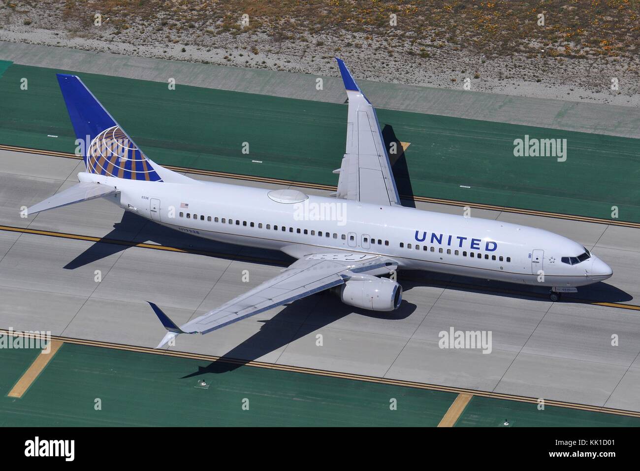 United Airlines Boeing 737-800(w) n12238 à LAX Banque D'Images