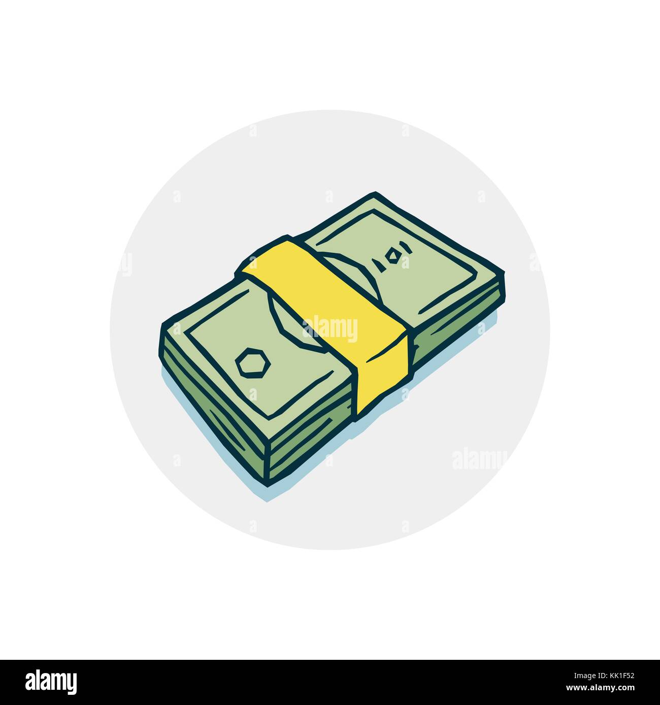 Ensemble de l'icône d'argent Illustration de Vecteur