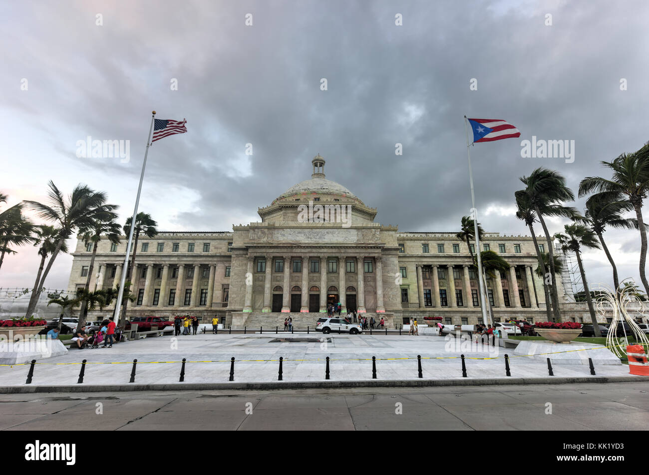 San Juan, Porto Rico - le 25 décembre 2015 : Porto Rico (capitol capitolio de Puerto Rico) à San Juan, Porto Rico. Banque D'Images