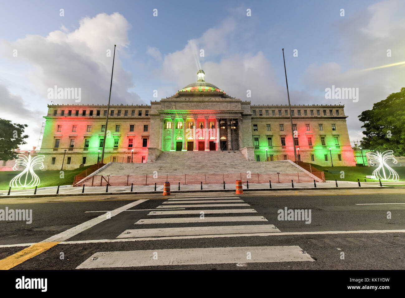 Puerto Rico (capitol capitolio de Puerto Rico) à San Juan, Porto Rico. Banque D'Images