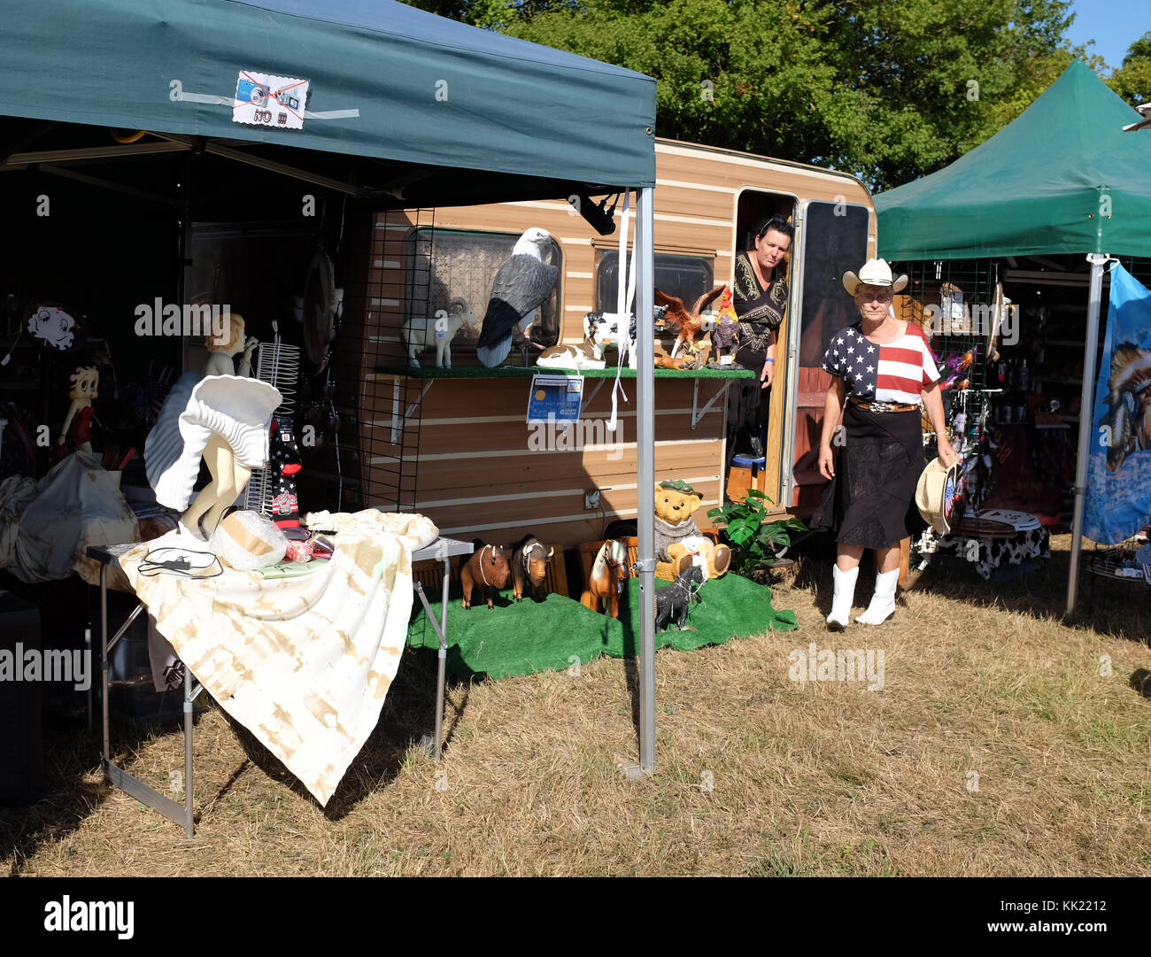Wild West Show dans la Charente Maritime Banque D'Images