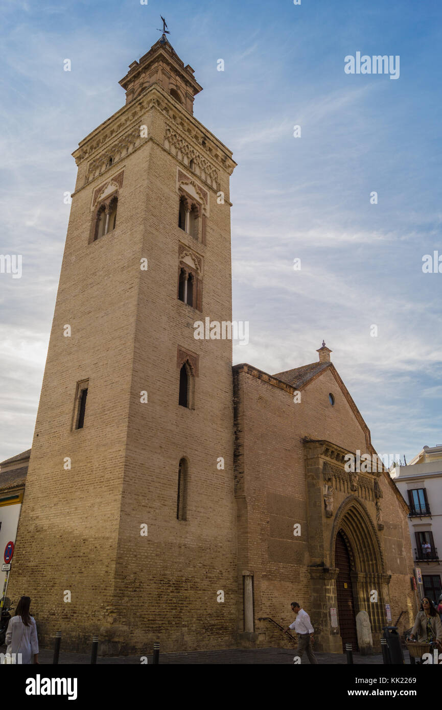Eglise de Saint Mark, Plaza San Marcos, Séville, Andalousie, Espagne Banque D'Images
