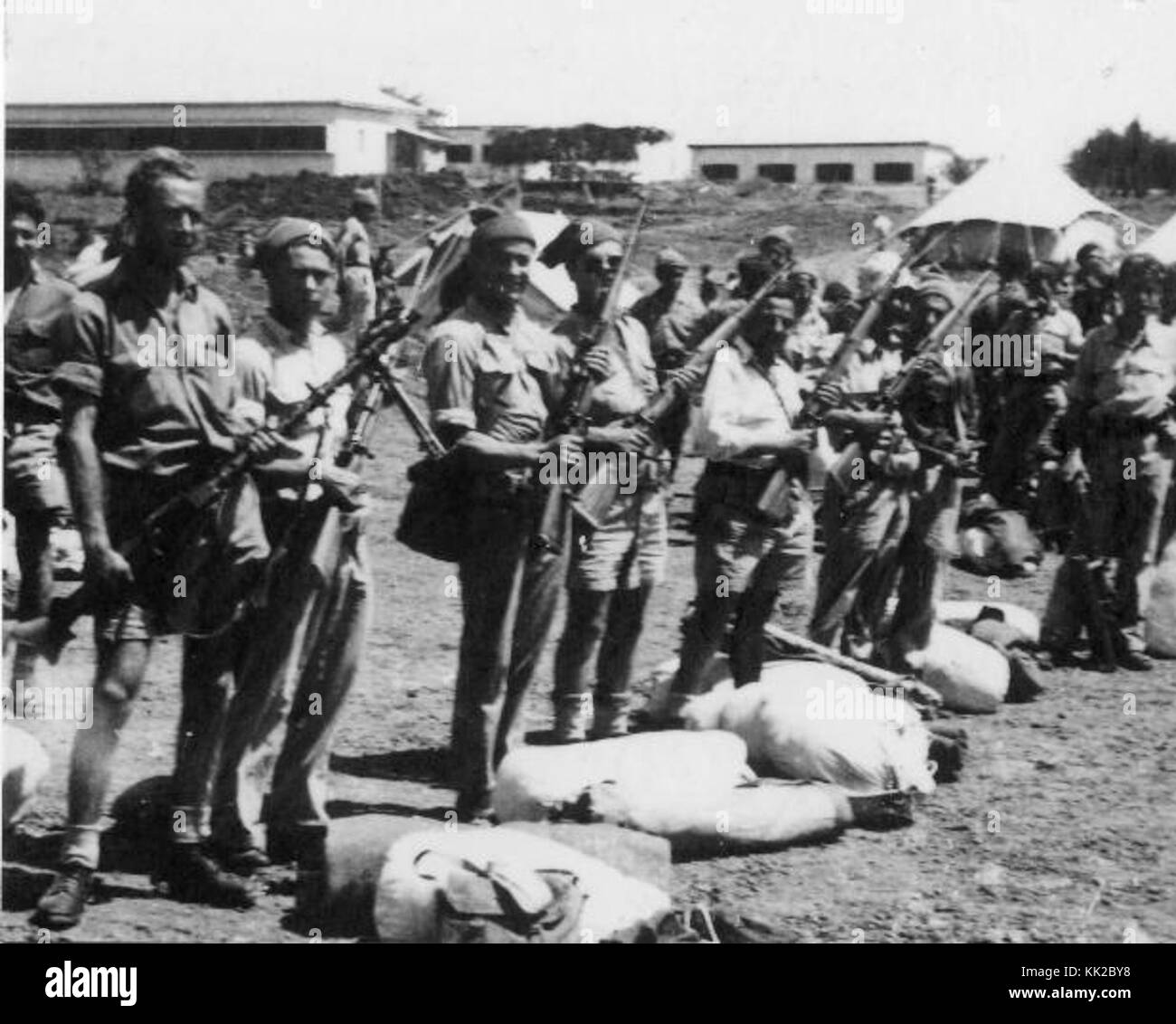 Kiryat Anavim Mars 1948 Banque D'Images