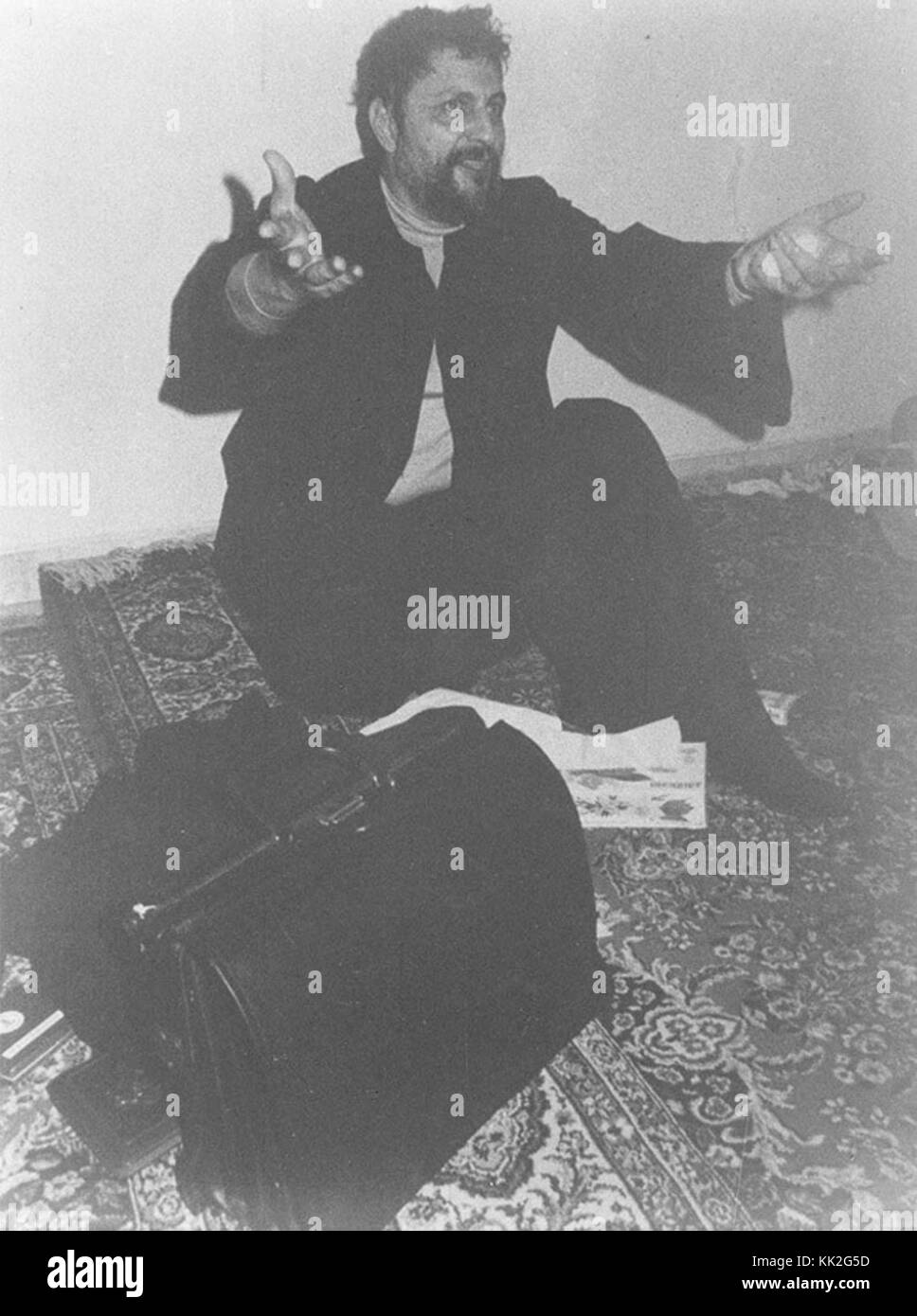 L'imam Moussa Sadr la grève de la faim en mosquée Beyrouth Safa () Banque D'Images