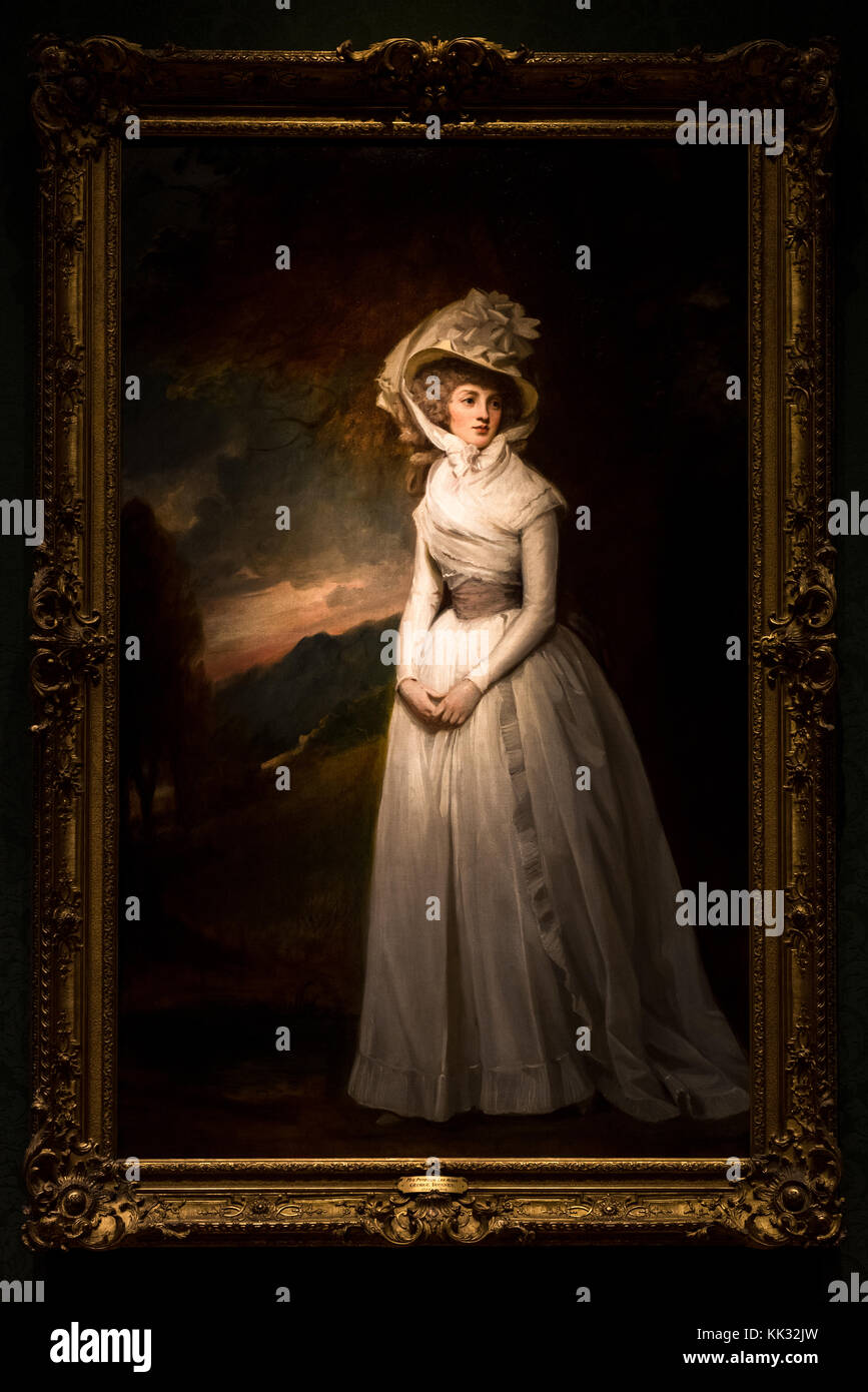 Los Angeles, USA – 6 octobre 2016 : Penelope Lee Acton 1791 par George Romney. La bibliothèque Huntington, les collections d'art et les jardins botaniques est une colle Banque D'Images