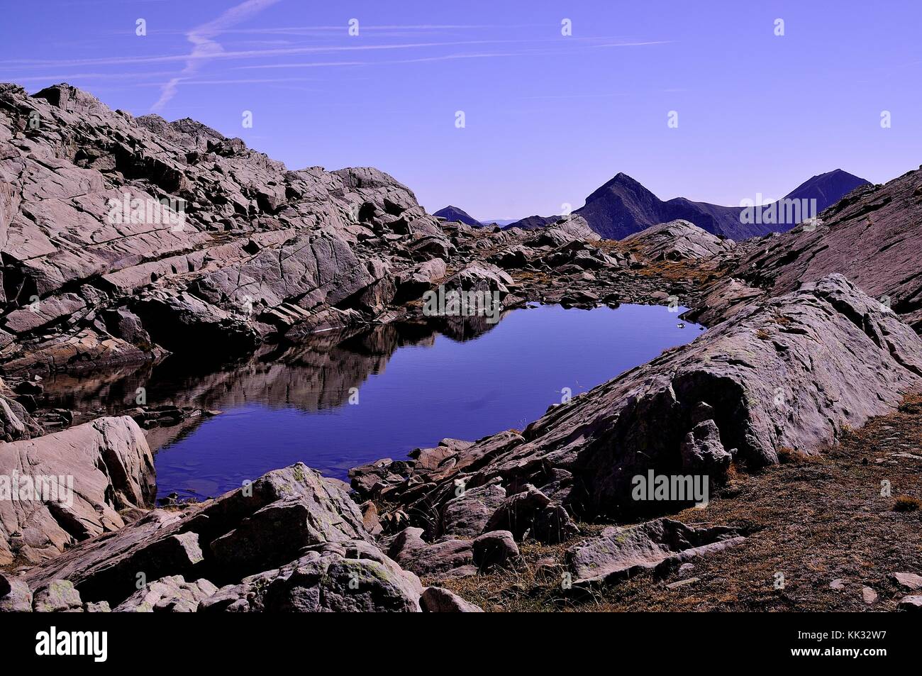 Paysage de montagne Banque D'Images