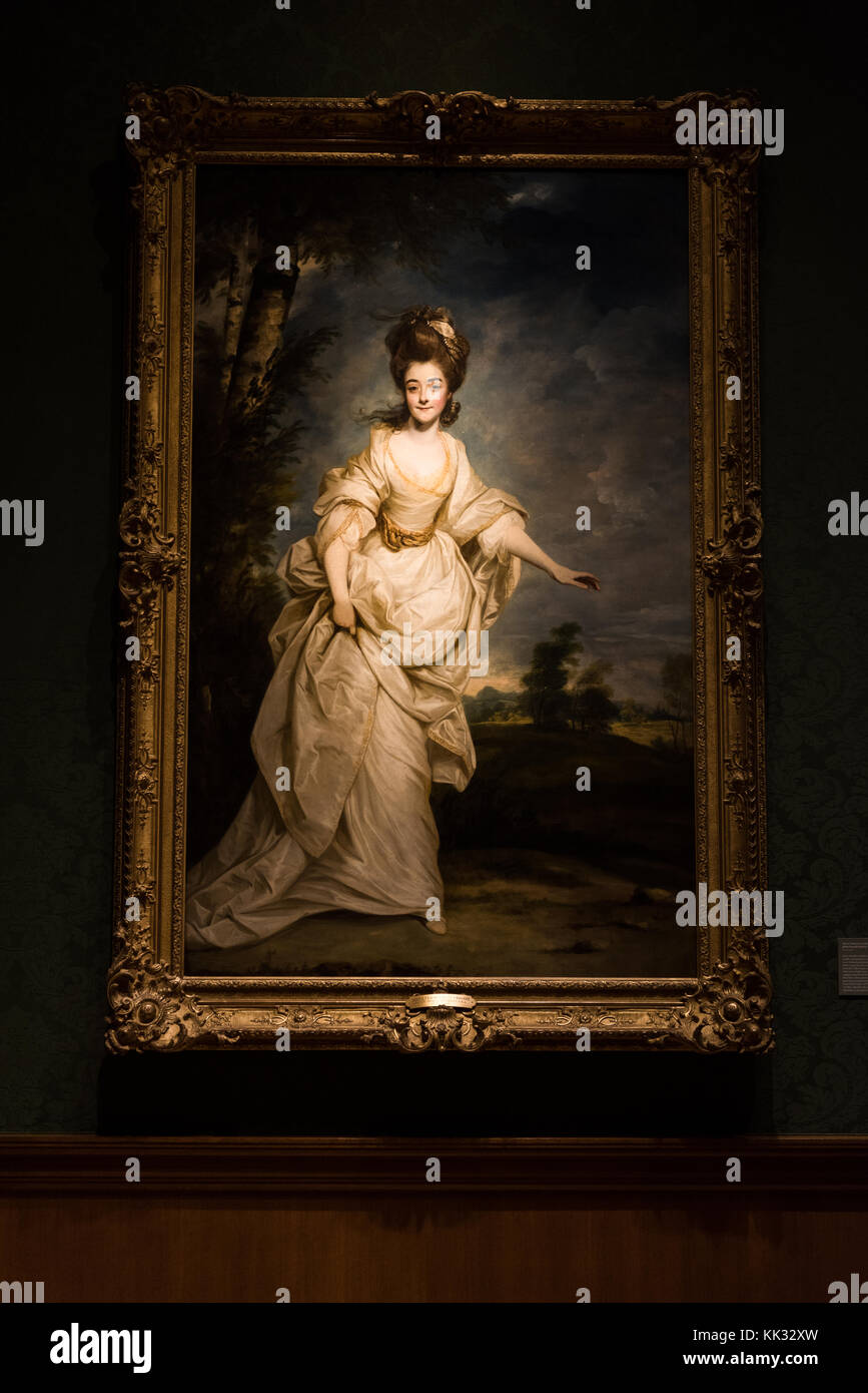 Los Angeles, États-Unis – 6 octobre 2016 : Diana, vicomtesse Crosbie, 1777 Giclee par Sir Joshua Reynolds. Bibliothèque Huntington, collections d'art et Botani Banque D'Images