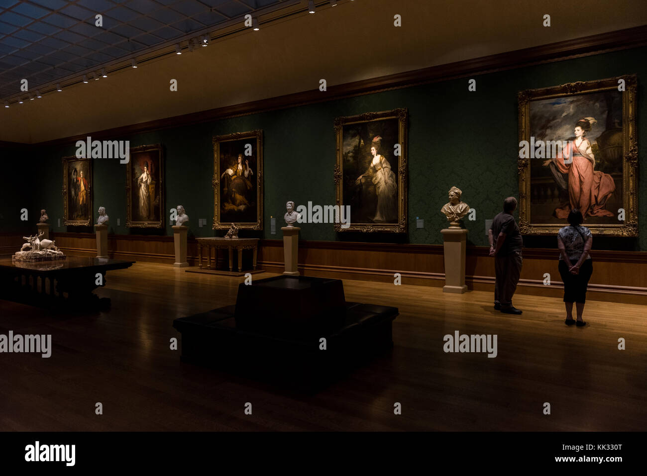 Los Angeles, États-Unis – 6 octobre 2016 : Thornton Portrait Gallery à la Huntington Art Gallery. Bibliothèque Huntington, collections d'art et Gard botanique Banque D'Images