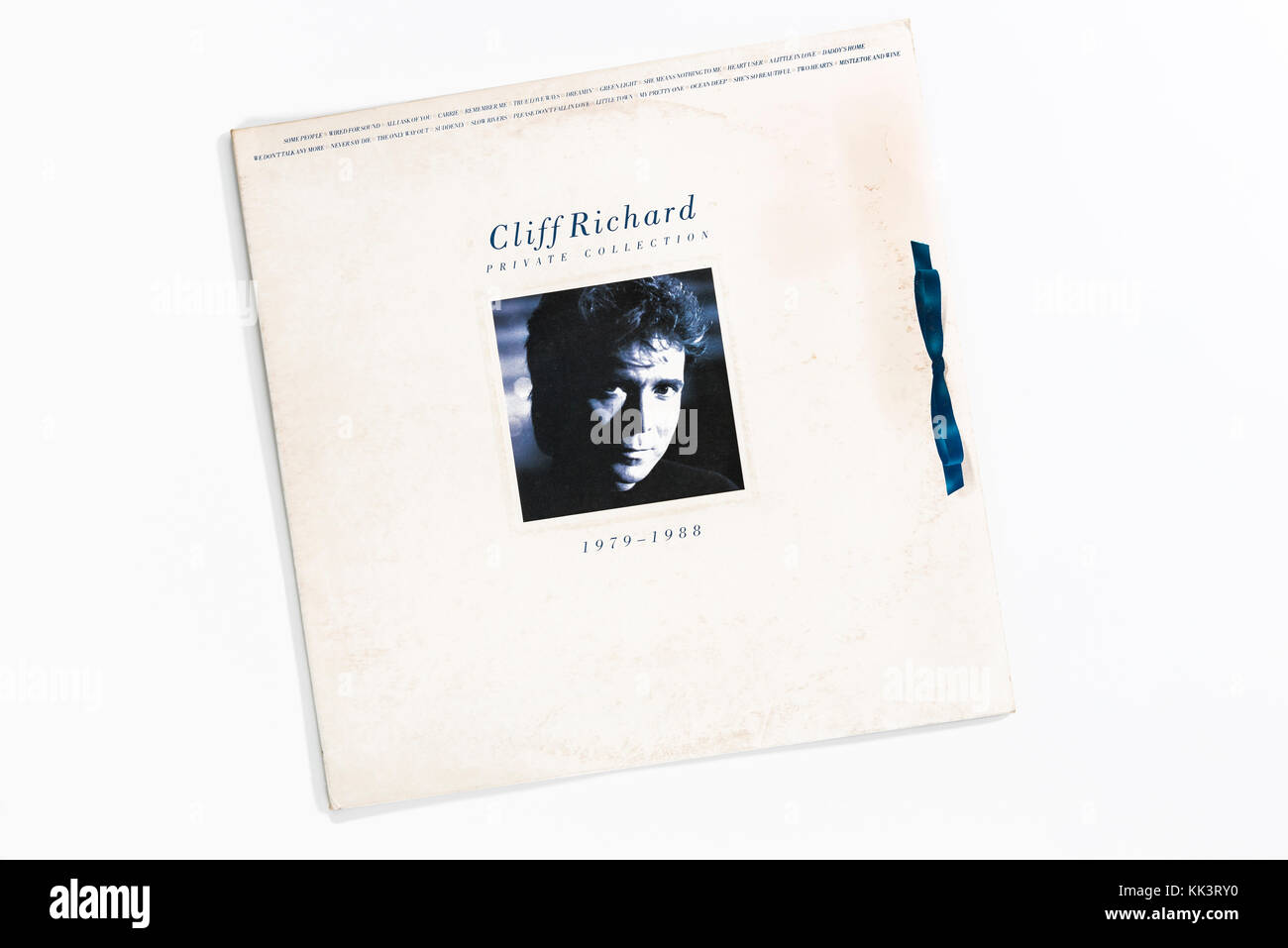 Cliff Richard, Collection privée, couverture de l'Album, 1988. Banque D'Images