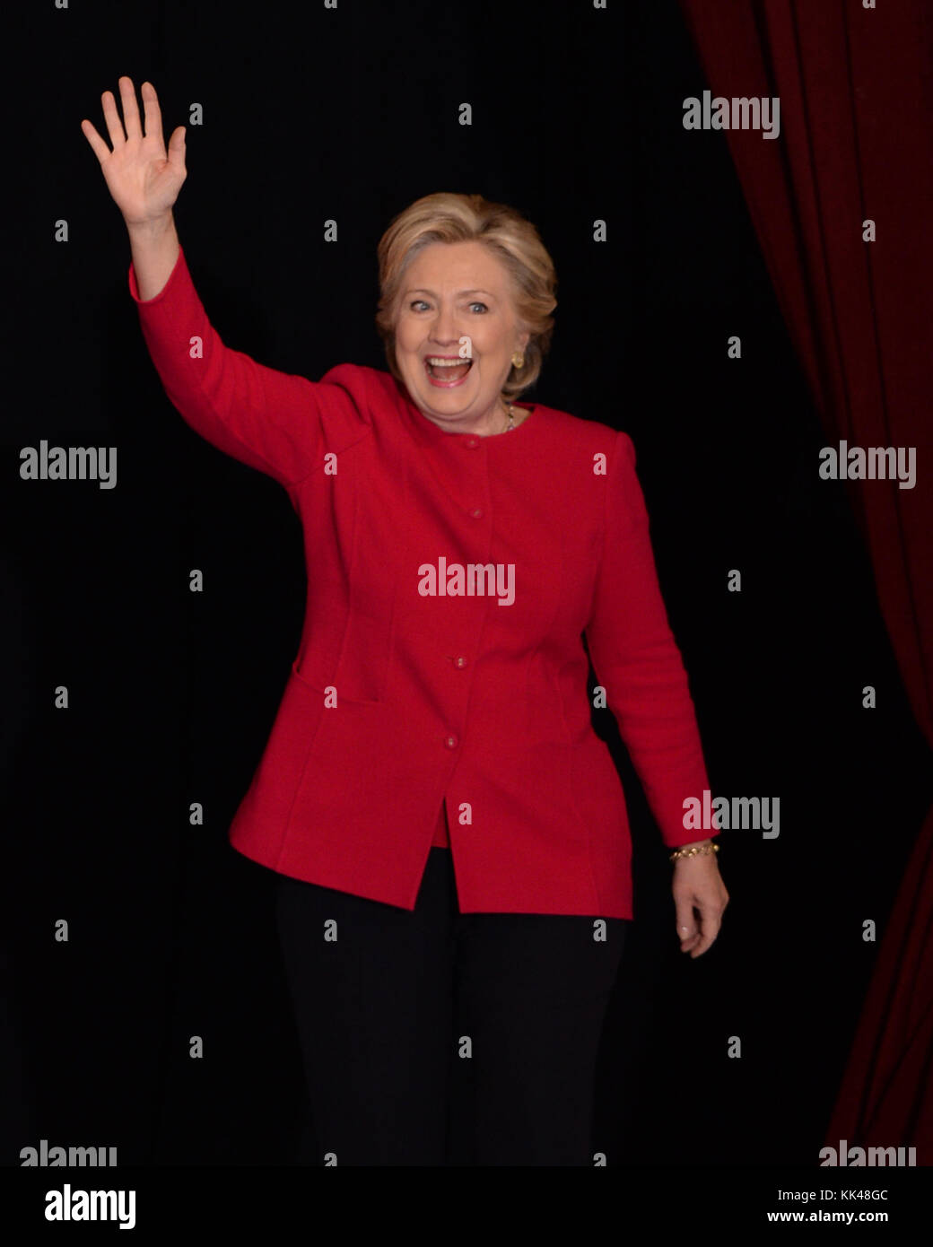 COCONUT CREEK, FL - OCTOBRE 25 : la candidate démocrate à la présidence Hillary Clinton fait campagne lors du vote précoce au Broward Collage North Campus Omni Auditorium le 25 octobre 2016 à Coconut Creek, Floride. Personnes : Hillary Clinton Banque D'Images