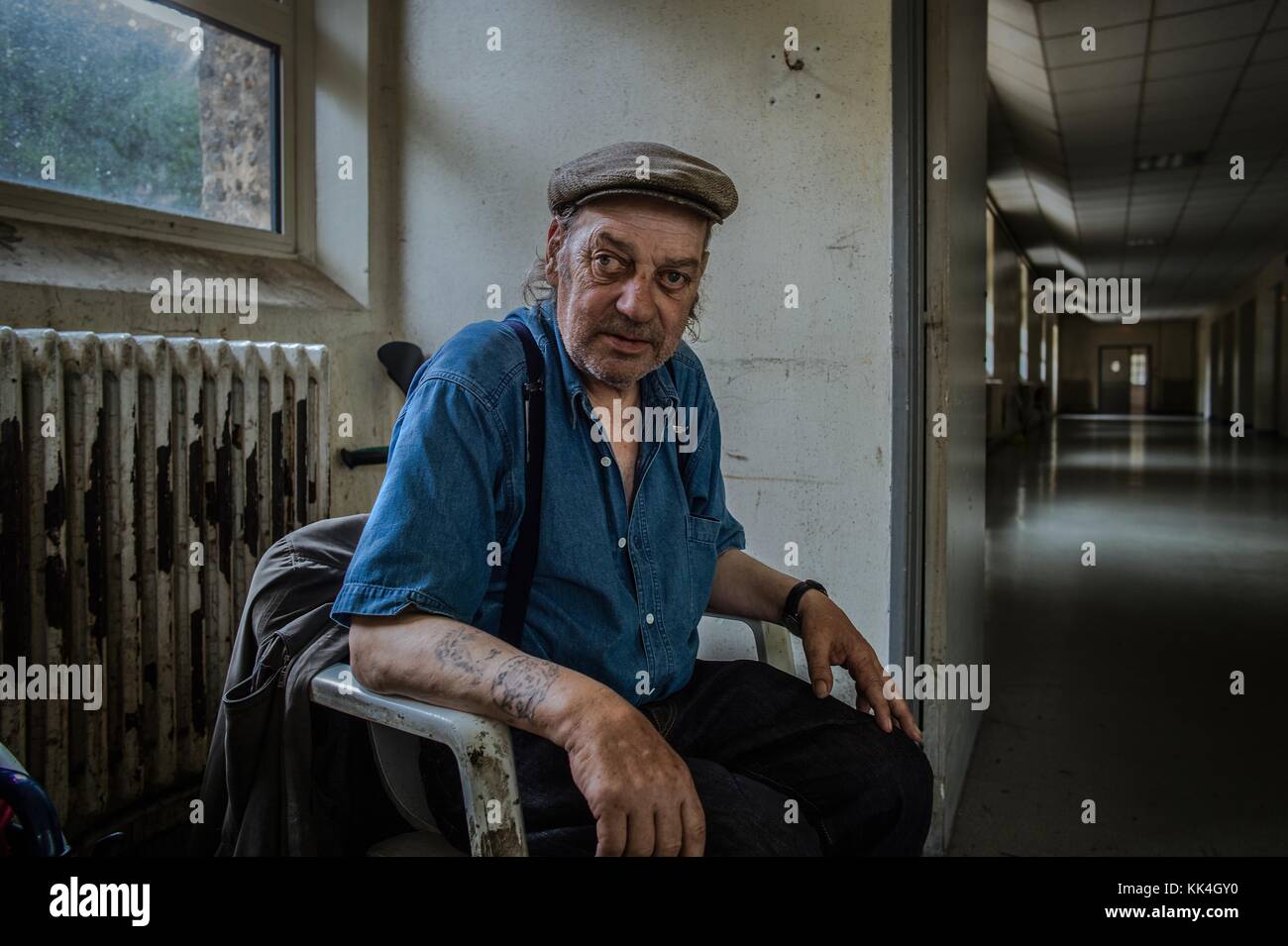 Maison de retraite pour les pauvres - 25/07/2013 - - Sylvain Leser / le Pictorium Banque D'Images