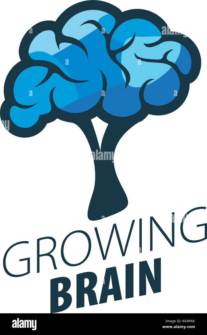 Logo cerveau vecteur Illustration de Vecteur