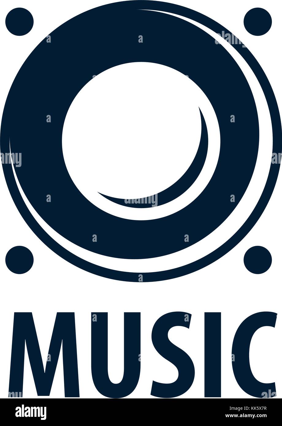 Logo vector music Illustration de Vecteur