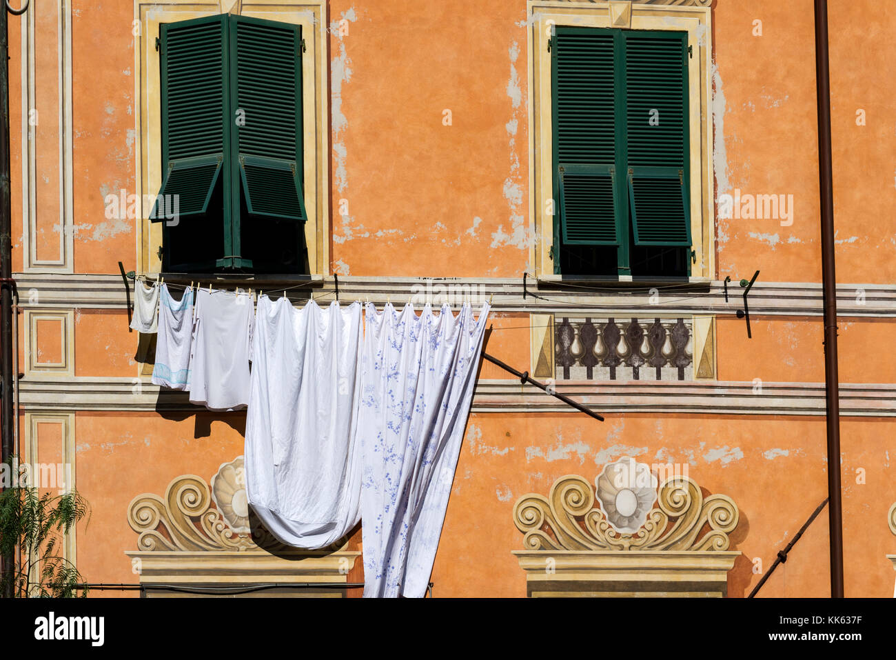 Europe. Italie. Ligurie. Golfe des poètes. Lerici. La marina et le château, une ancienne forteresse militaire construite au XIIe siècle Banque D'Images