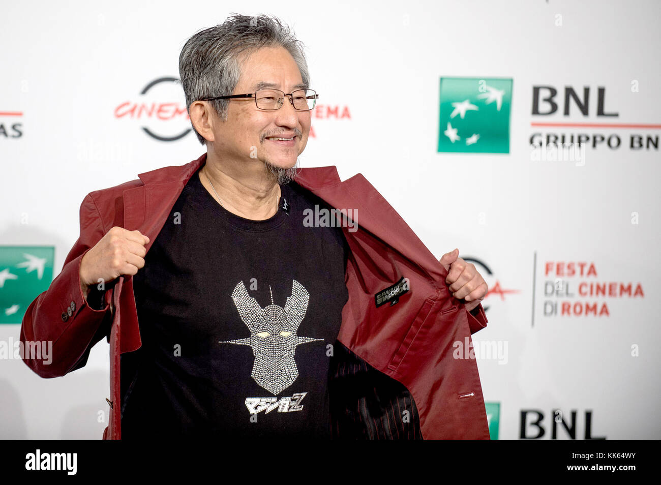 Photocall pour 'mazinger z infini' dans le cadre du 12e festival du film de Rome à l'auditorium Parco della Musica à Rome, Italie. Comprend : go nagai où : Rome, Latium, Italie Quand : 28 oct 2017 source : wenn.com Banque D'Images