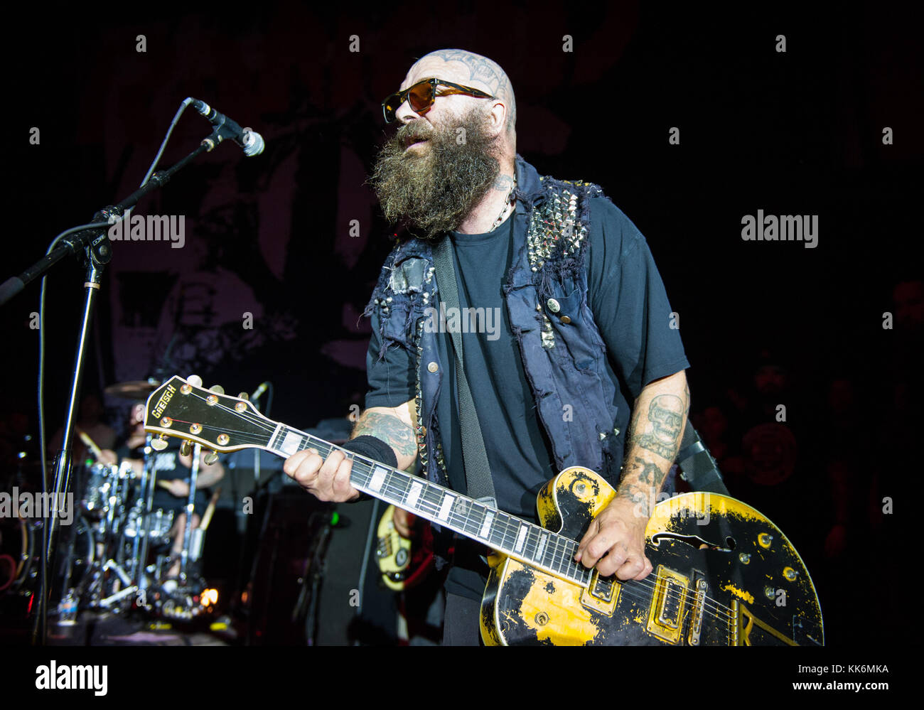 FORT LAUDERDALE, FL - MARS 17 : Tim Armstrong de Rancid joue lors de la révolution, le 17 mars 2016 à Fort Lauderdale, Floride Personnes : Tim Armstrong Banque D'Images