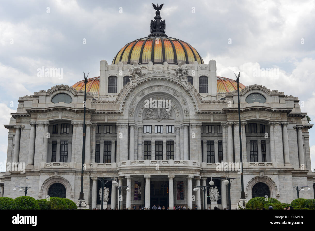 Le palais des beaux-arts/Palacio de Bellas Artes de Mexico, Mexique. Banque D'Images