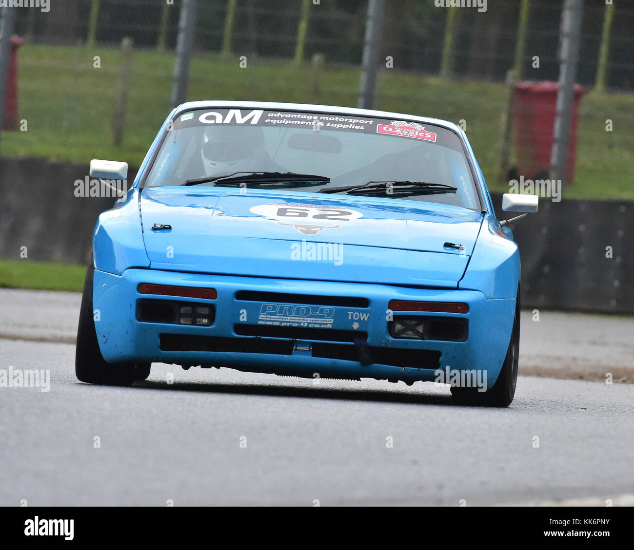 Sebastian comery, Jonathan Curtis, Porsche 944 s2, future classics, course de nuit Réunion, classic sports car club, SCLC, novembre 2017, brands hatch, e Banque D'Images