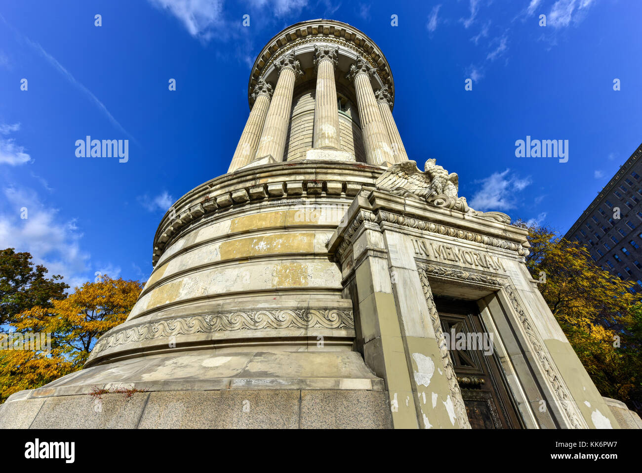 Les soldats et les marins'' memorial monument à Riverside Park dans l'upper west side de Manhattan, new york city, commémore les soldats de l'armée de l'Union européenne une Banque D'Images