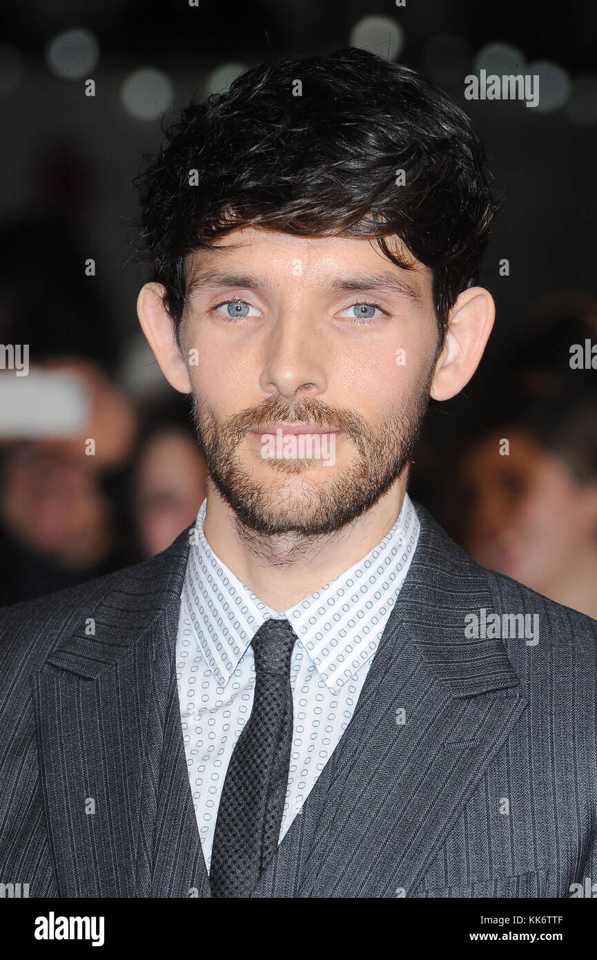L'acteur irlandais Colin Morgan assiste à la projection de gala du testament de la jeunesse à l'Odeon Leicester Square à Londres. 14 Octobre 2014 © Paul Treadway Banque D'Images