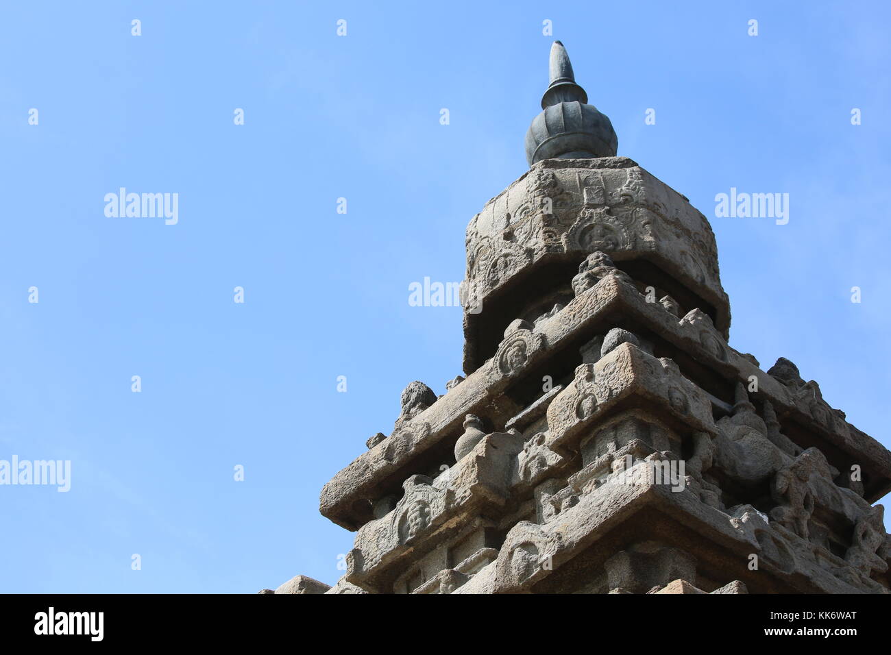 Shore temple - Mamallapuram - Süd indien l'Inde du Sud Banque D'Images