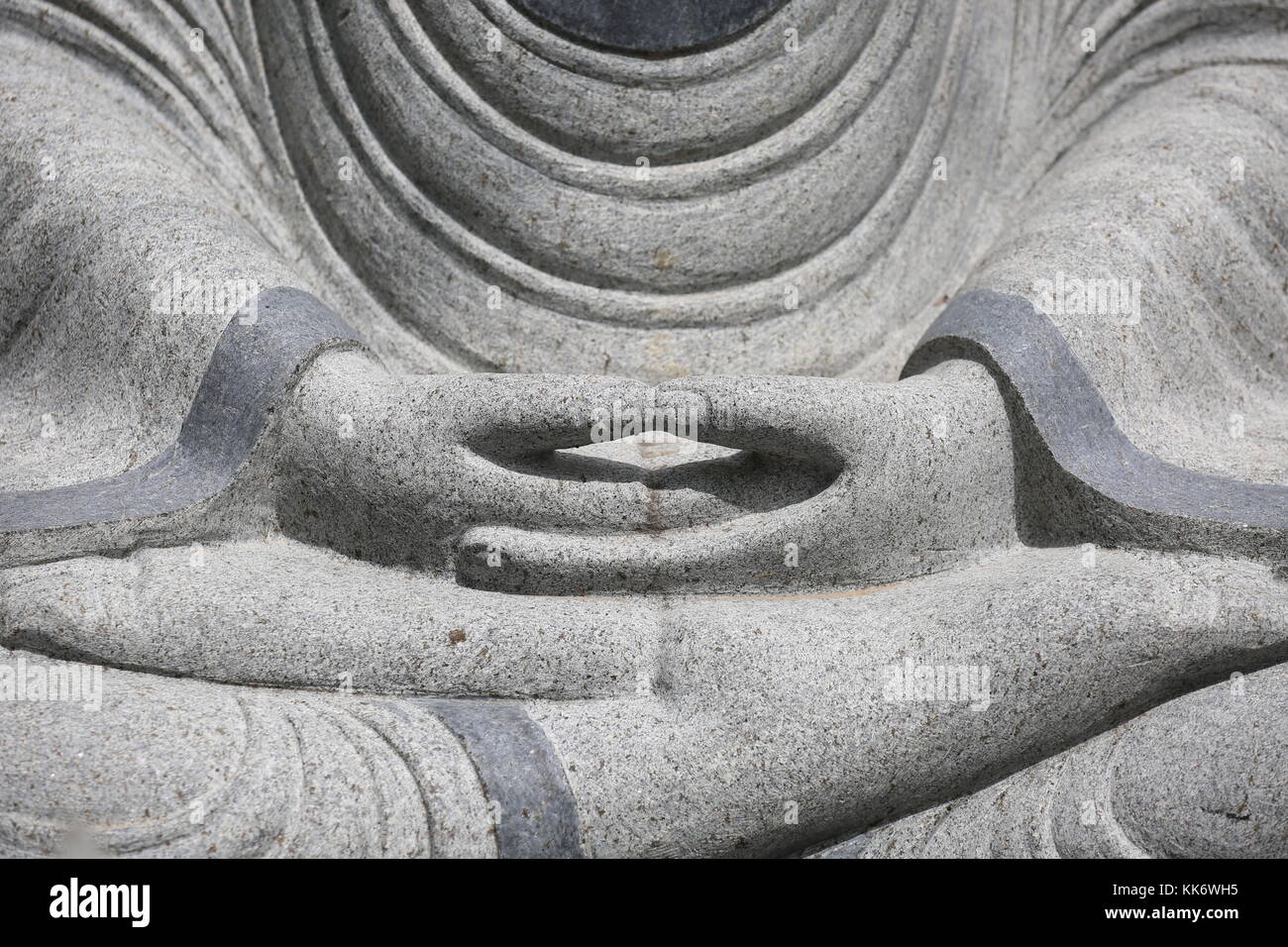 Buddha figure aus Stein - Buddha figurine en pierre Banque D'Images