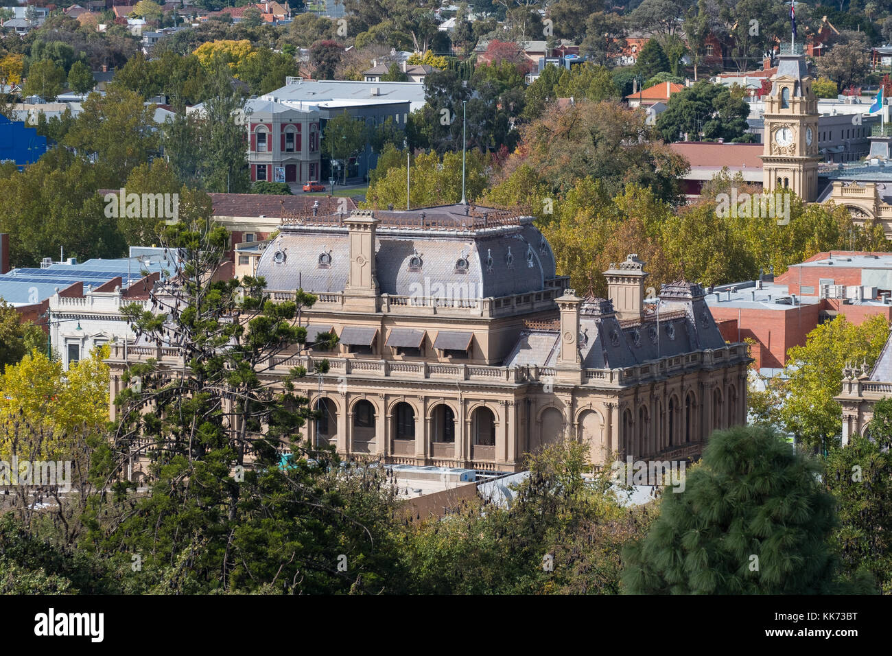 Palais de justice, Bendigo, Victoria, Australie Banque D'Images