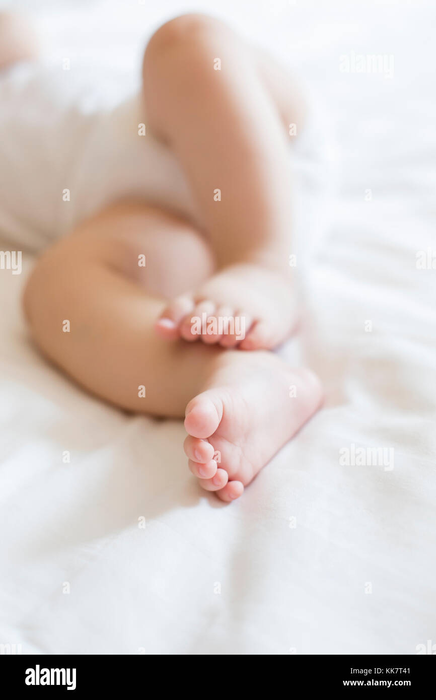 Close up of baby's feet Banque D'Images