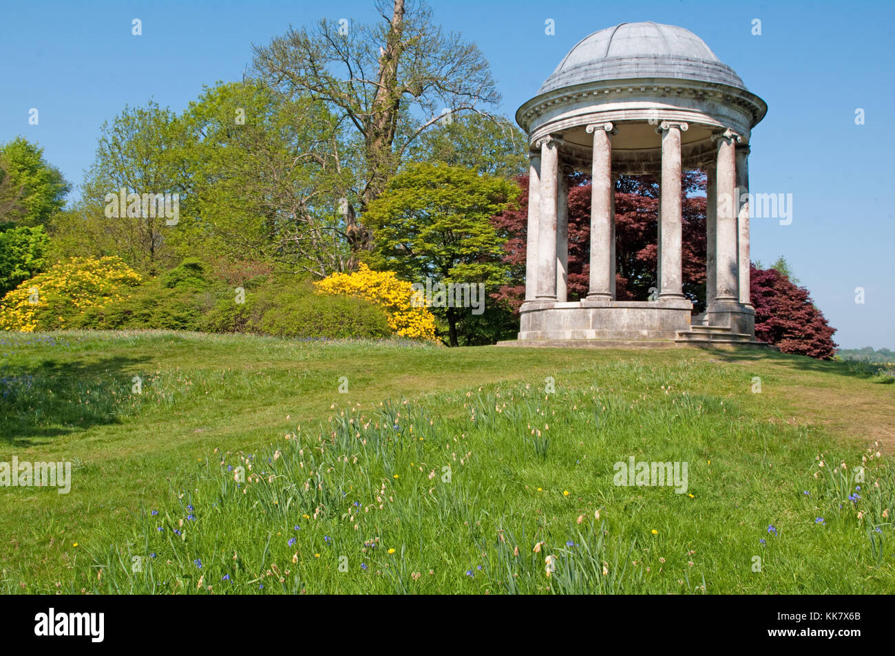 Petworth, Sussex, petworth house et jardin, rotonde, Angleterre, Banque D'Images