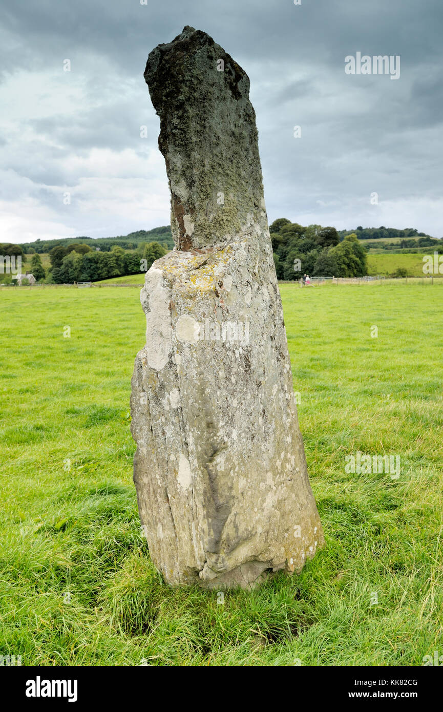 Nether largie standing stones, kilmartin glen Banque D'Images