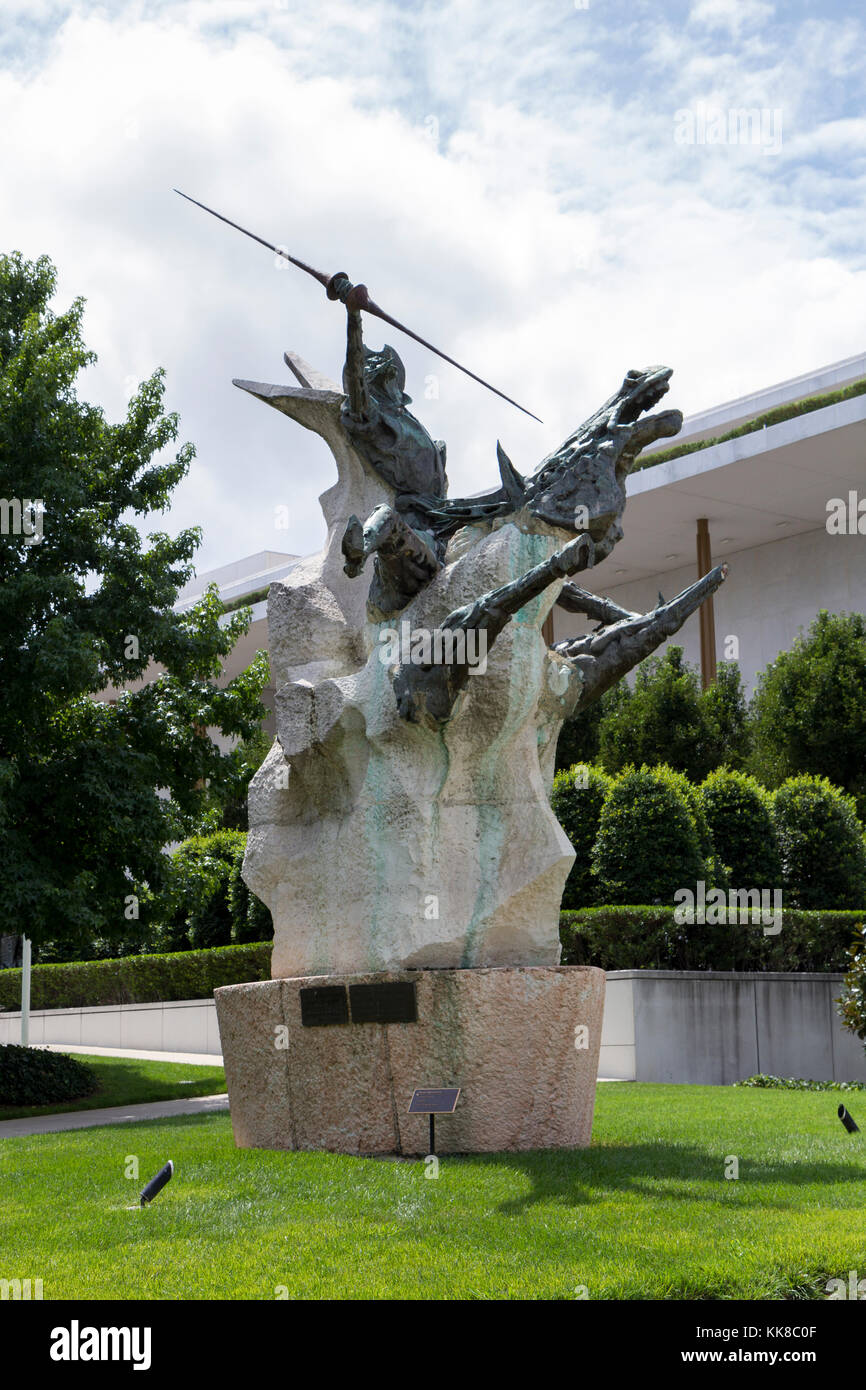 Don Quichotte par Aurelio Teno, John F. Kennedy Center for the Performing Arts à Washington DC, United States. Banque D'Images