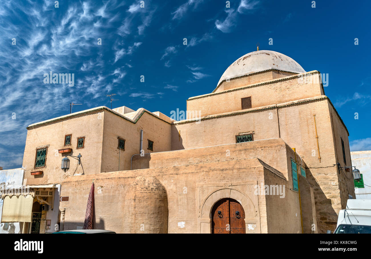 Maisons traditionnelles dans la médina de Kairouan. site du patrimoine mondial de l'unesco en Tunisie, l'Afrique du Nord Banque D'Images