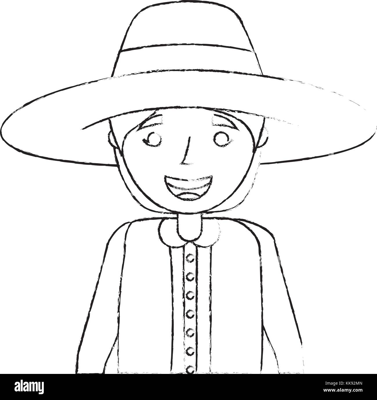 Old woman portrait dame mamie cartoon Illustration de Vecteur