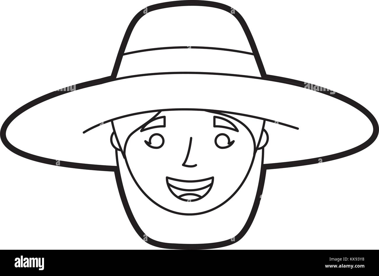 Vieille Femme dame grand-mère personnage Illustration de Vecteur