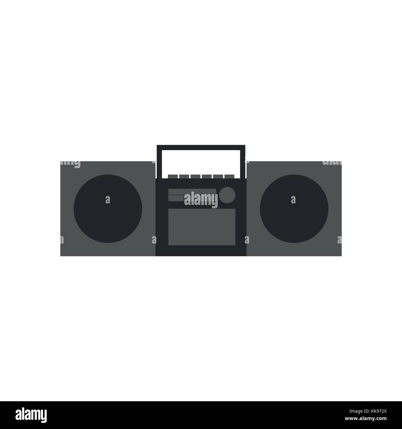 Radio stéréo tape vector graphic design illustration Illustration de Vecteur