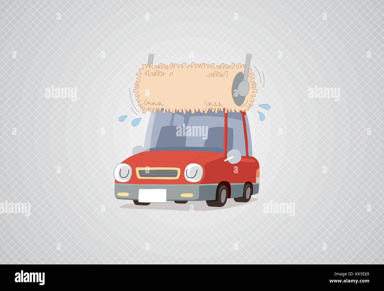 Lavage de voiture 03 Illustration de Vecteur