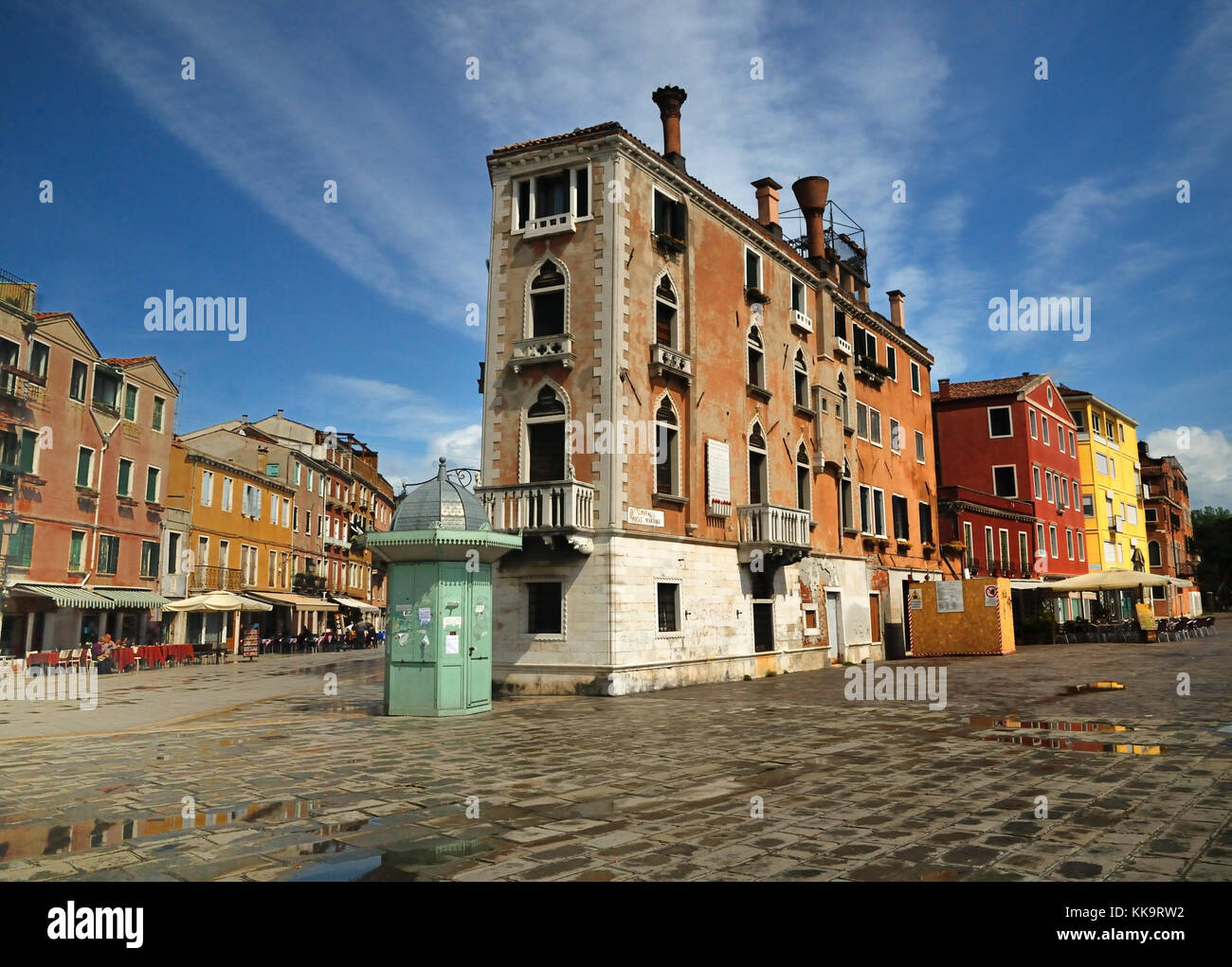 Le stade de football de Venise, Venise Banque D'Images