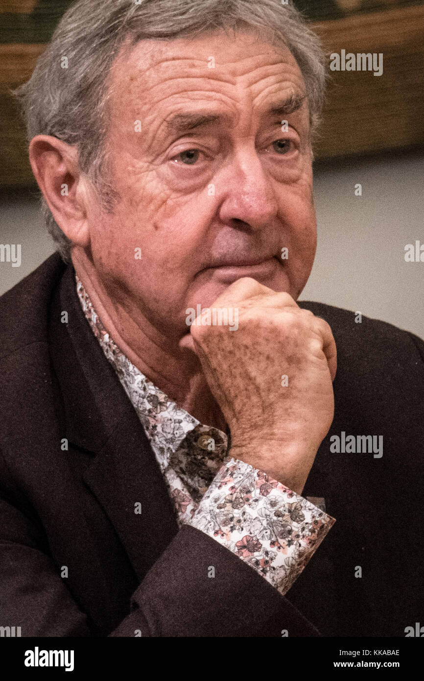 Rome, Italie. 29 nov, 2017. pink floyd nick mason au cours d'une conférence de presse à Rome pour présenter l'exposition 'pink floyd : leurs dépouilles, Rome, 29 novembre 2017. l'exposition va se dérouler de la 19 de janvier à la 29 avril. Rome, Italie Le 29 novembre 2017. crédit : andrea ronchini/Alamy live news Banque D'Images