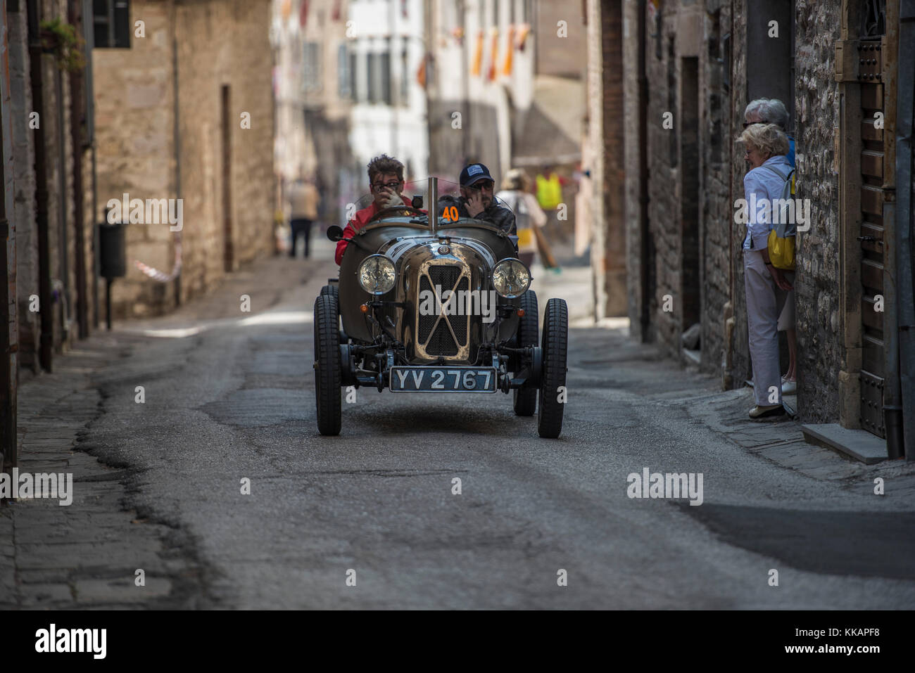 Mille Miglia, Gubbio, Ombrie, Italie, Europe Banque D'Images