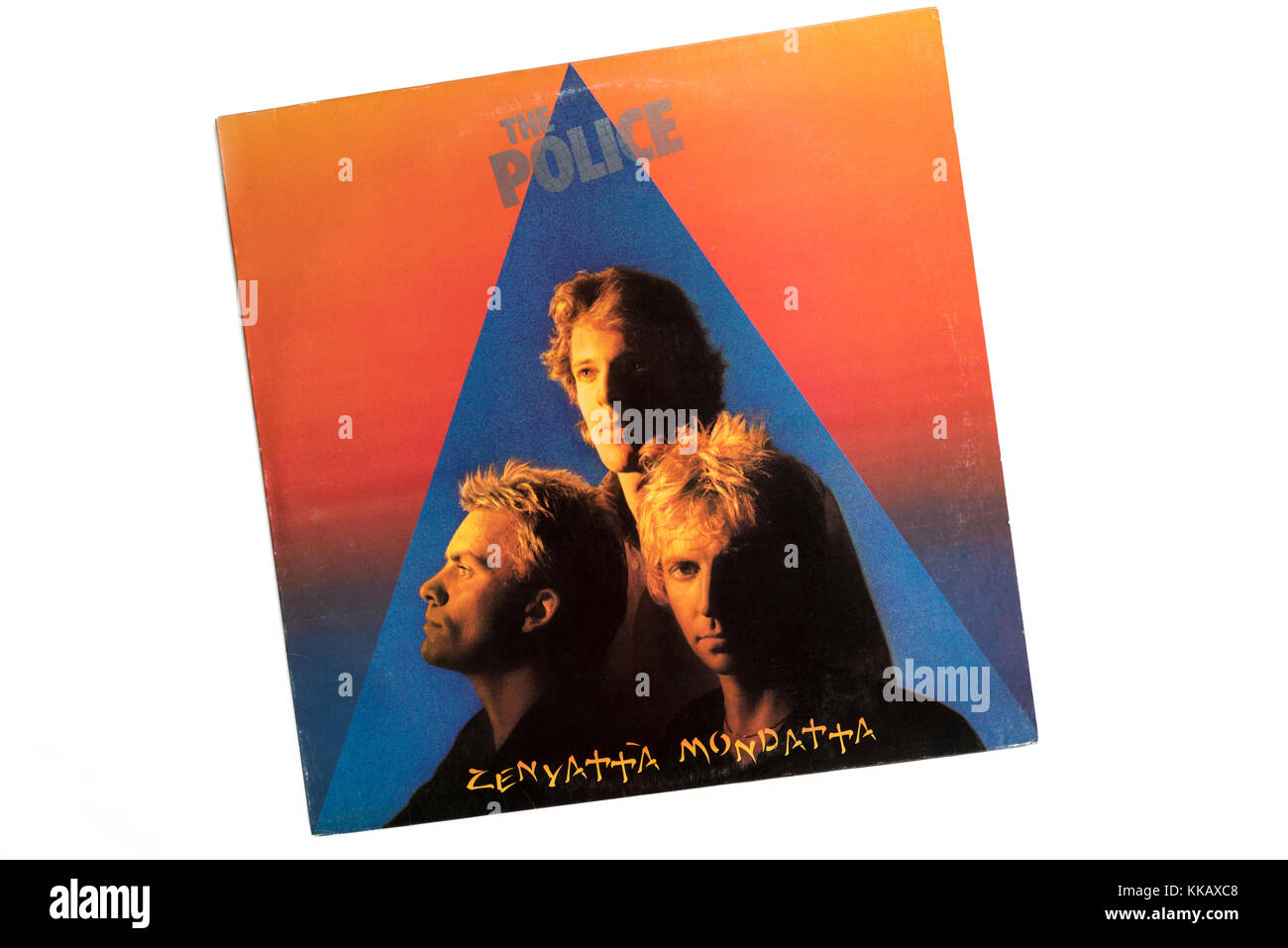 La Police, Zenyatta Mondatta, couverture de l'album 1980. Banque D'Images