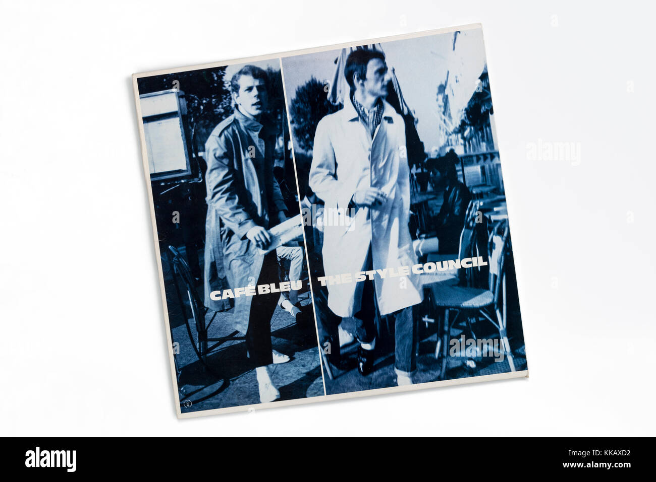Paul Weller, Style Council, Café Bleu,couverture de l'album 1984. Banque D'Images