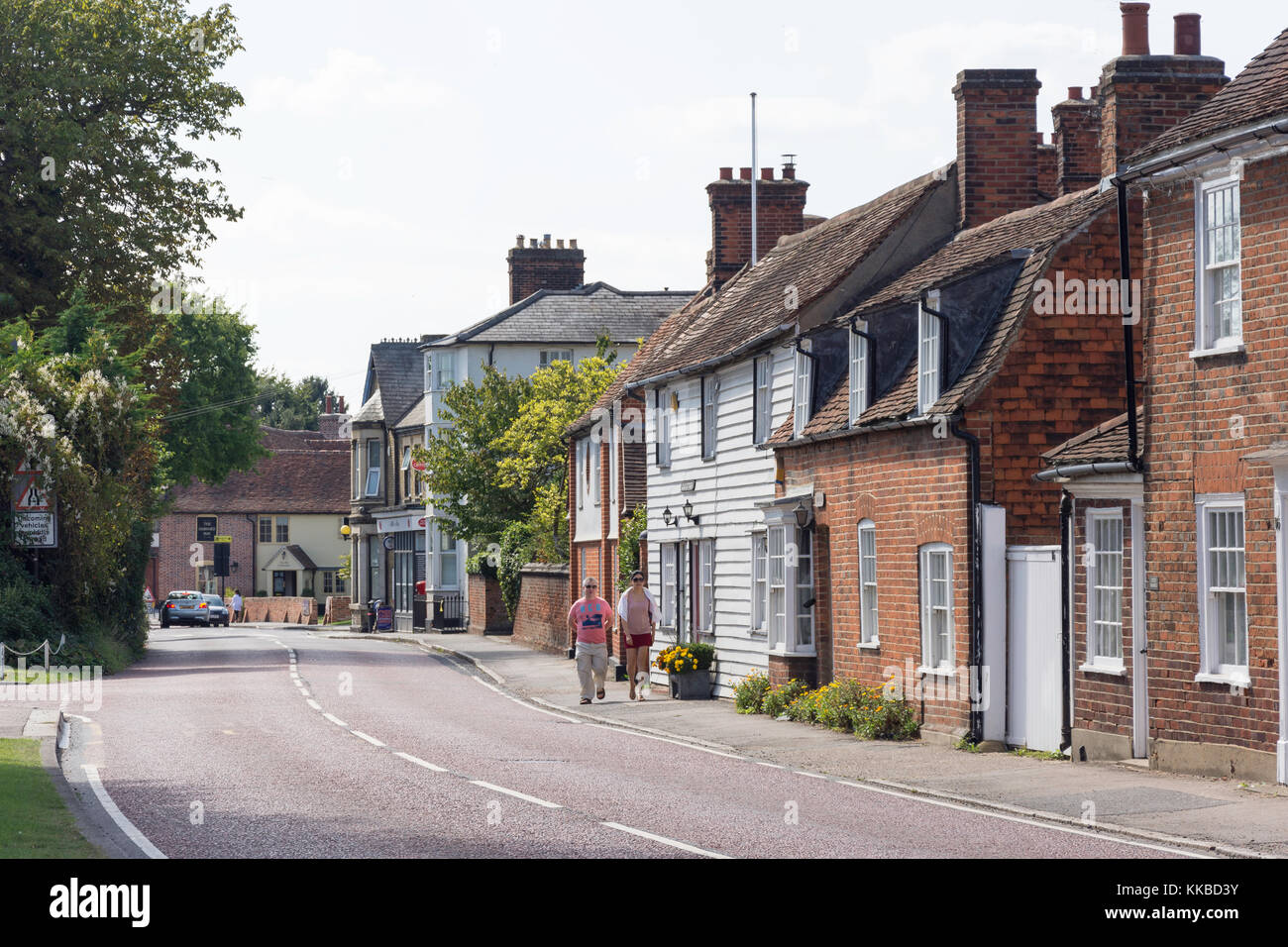 High Street, Stock, Essex, Angleterre, Royaume-Uni Banque D'Images