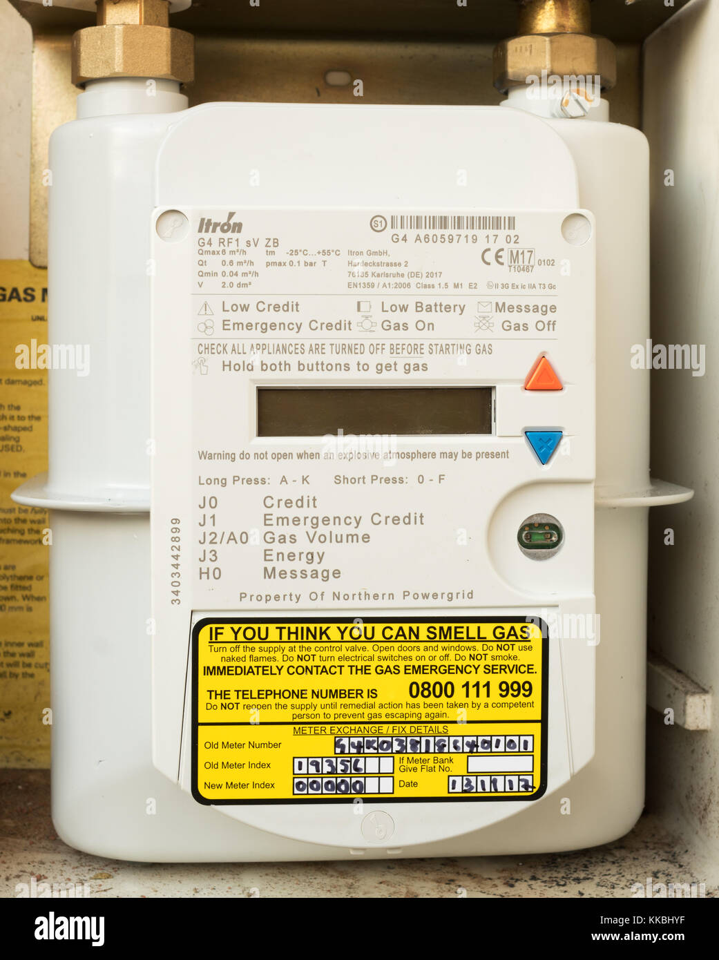 Smart gas meter Banque de photographies et d'images à haute résolution -  Alamy