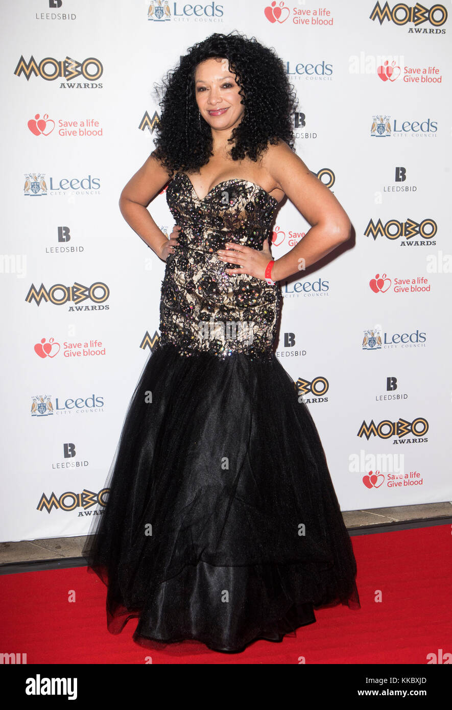 Chef de la MOBO Kanya King participant à la 22e MOBO Awards tenue à Leeds Premier Direct Arena, de l'argile le Pit Lane, Leeds. Banque D'Images