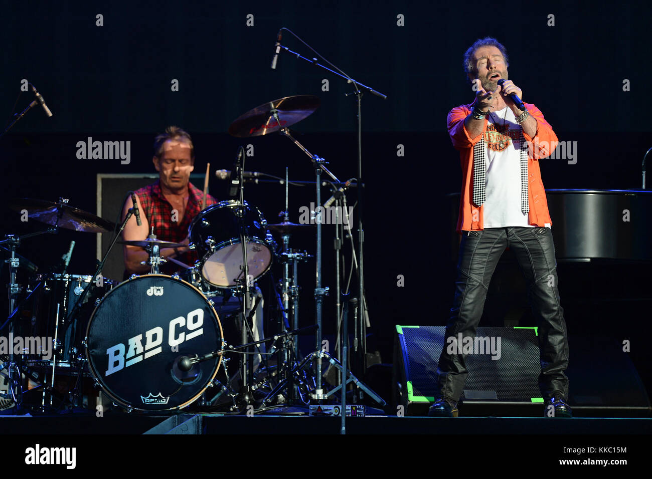 WEST PALM BEACH, FL - MAI 29 : Paul Rodgers, Simon Kirke de Bad Company se produit au Perfect Vodka Amphitheater le 29 mai 2016 à West Palm Beach Florida People : Paul Rodgers, Simon Kirke Banque D'Images