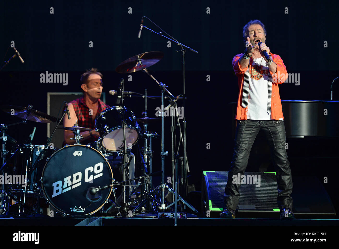 West Palm Beach, FL - 29 mai : Paul Rodgers, Simon kirke de bad company fonctionne à l'amphithéâtre de vodka parfait le 29 mai 2016 à West Palm Beach en Floride personnes : Paul Rodgers, Simon kirke Banque D'Images