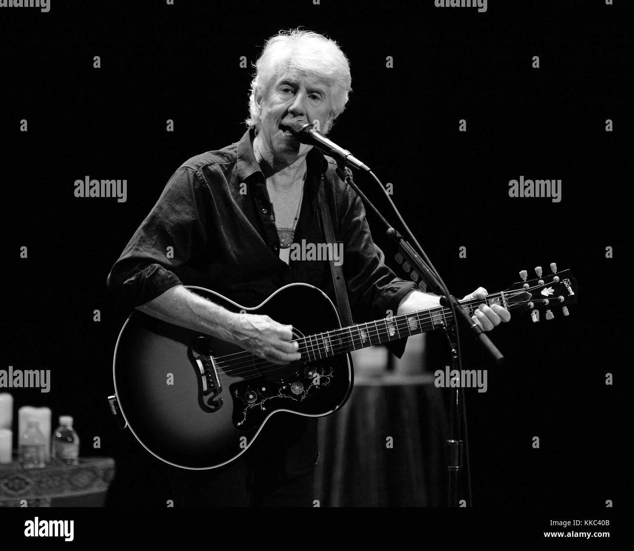 FORT LAUDERDALE, FL - JANVIER 28 : Graham Nash se produit au Parker Playhouse le 28 janvier 2016 à Fort Lauderdale, Floride People : Graham Nash Banque D'Images